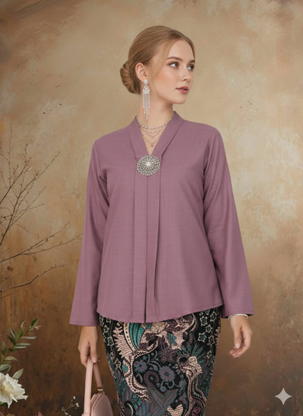 BAJU KEBAYA DEEVYA (MAUVE)